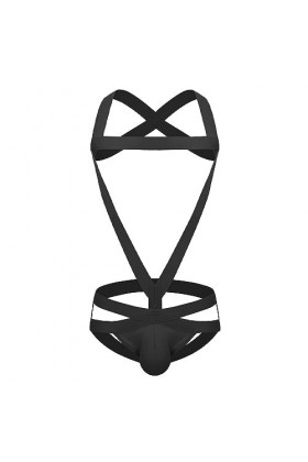 DHaey Gay Mens String Sissy String Homme Body Jockstrap Cuecas Masculinas Discothèque Performance Costumes Collants sous-vêt