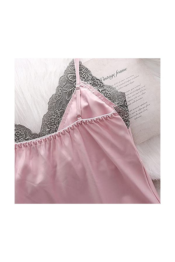 FGUUTYM Lot de 5 bodies sexy pour femme avec robe sexy, Rose, S