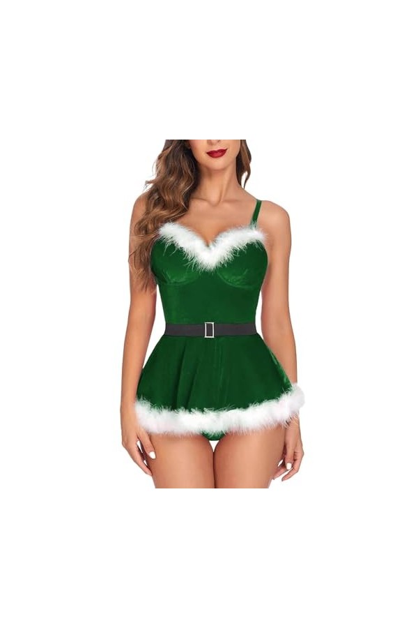 Lingerie sexy avec porte-jarretelles pour femme avec bas papillon à plumes, vêtements de nuit séduisants pour jeu festif bio 