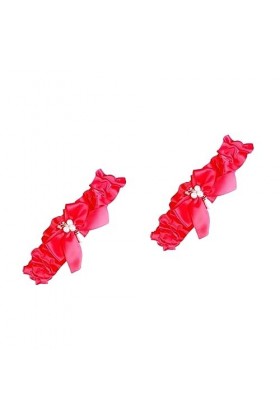 SOIMISS 2 Pcs Bal Jarretière Jarretières Pour La Mariée Bleu Tenue Bleu Costume Jarretières Pour Le Bal Cadeaux De Mariée Jar