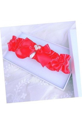 SOIMISS 2 Pcs Bal Jarretière Jarretières Pour La Mariée Bleu Tenue Bleu Costume Jarretières Pour Le Bal Cadeaux De Mariée Jar