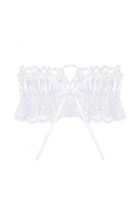 SOIMISS Jarretière pour La Mariée Jarretière De Mariage Strass Dentelle Jarretière Jarretière en Dentelle De Mariée Femmes De