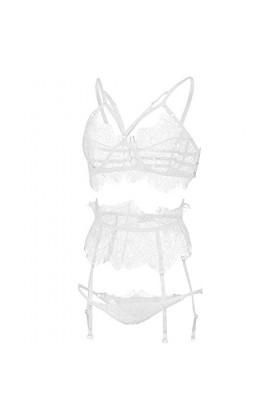 Vêtements De Nuit Femme Erotique sous-Vetements Dentelle Ensemble Soutien Gorge et String 2 Pièce Lingerie Sexy Ensemble Sexy