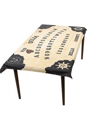 Ouija Board Table Cloth and Planchette Coaster