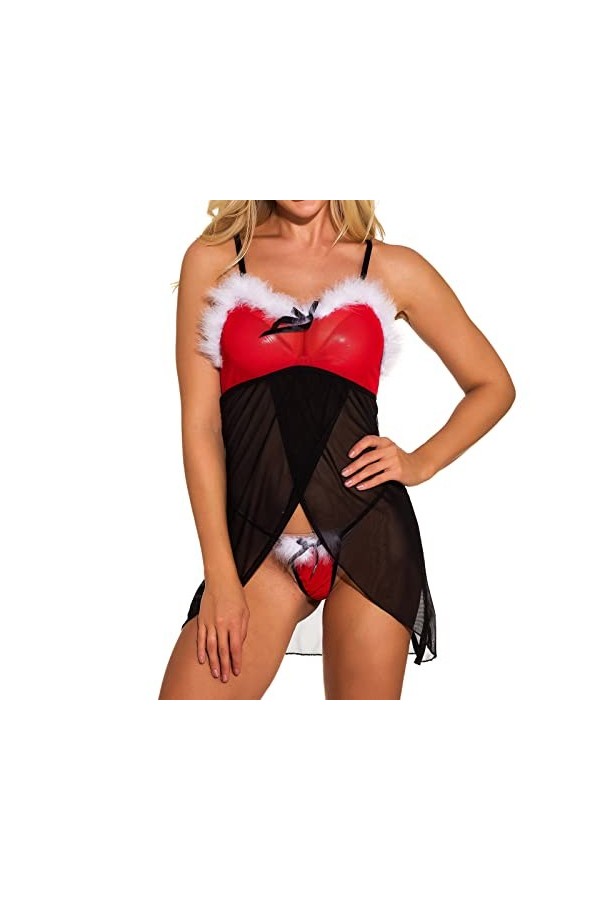 Femme Lingerie Erothique Dentelle Lingerie Découpe Body Pyjama Femme Sexy Hot Ensemble Body Nuisettes Ensemble Erotique Dente