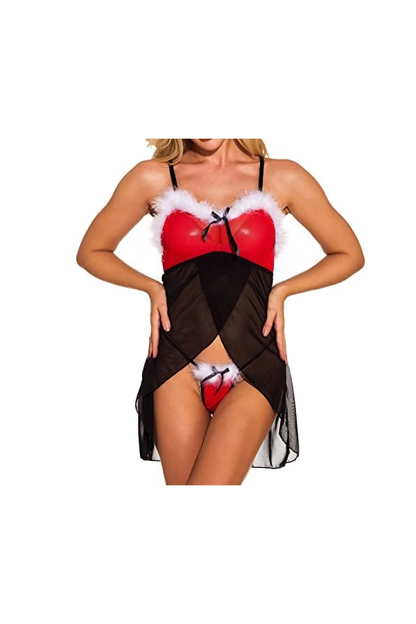 Femme Lingerie Erothique Dentelle Lingerie Découpe Body Pyjama Femme Sexy Hot Ensemble Body Nuisettes Ensemble Erotique Dente