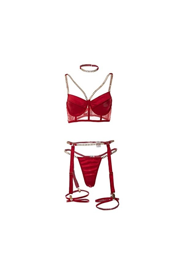 Lingerie Femme Sexy Ensemble Homme Sexy Hot y2*k Femmes Sexy Costume mignon Sexy Lingerie ensemble dentelle à bretelles Camis