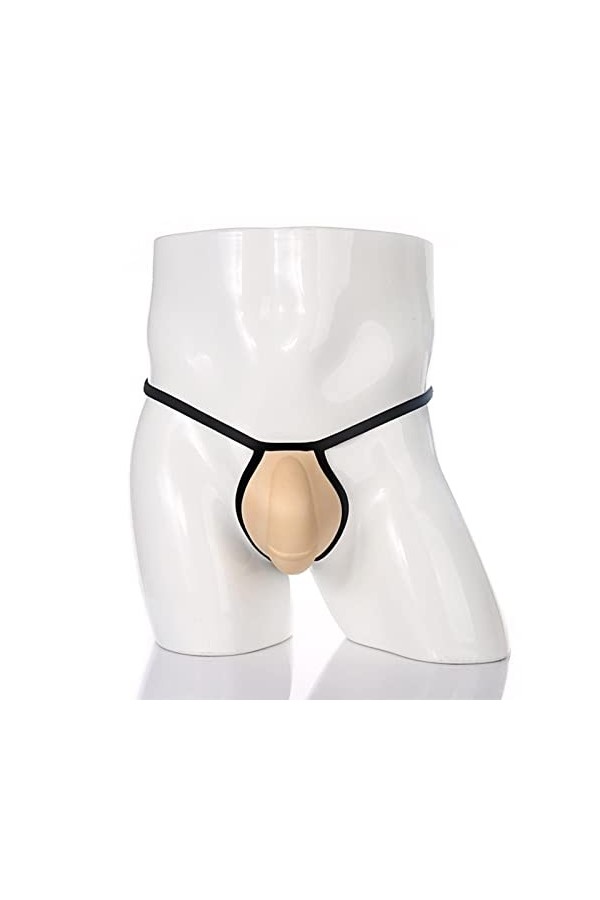 WEITING String rembourré sous-vêtements Sexy Hommes Pénis Améliorer Push Up Penis Cup Slip Pouch G String Front Pad Pantie T-