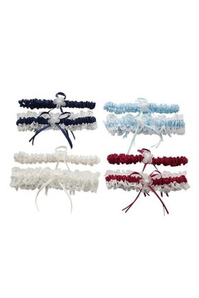 GALPADA Accessoires De Mariée Noeud Papillon Jarretière Mariée