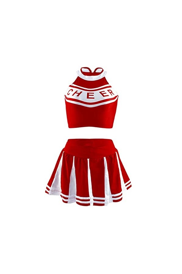 Lingerie Femme Sexy Ensemble Homme Sexy Hot y2*k Lingerie Amusante pour Femmes, Haut sans Manches, Jupe rayée, Robe de Nuit, 