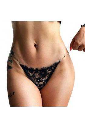 Culotte Sexy Femme, Élégant Lumière pour Femme Culottes Dentelle Lingerie Sexy String String Femme Sexy Chic Culotte Dentelle