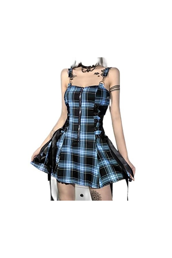 Gothique Mesh Voir à Travers Sexy A-Ligne Robes Halloween Grunge Jacquard Dentelle Ourlet Partywear Lolita Mignon Femmes Robe