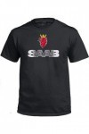 Saab T Shirt Fashion Cotton Tee&Tops for Men Size M