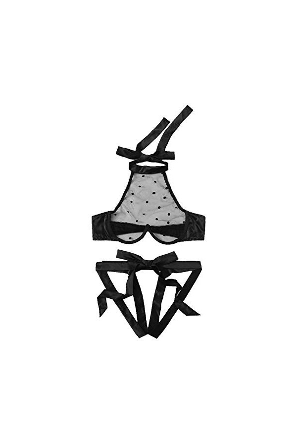 Lingerie Sexy Ensemble Femme Erotique sous-Vetements Sexy Vêtements De Nuit Dentelle Ensemble Soutien Gorge et String 2 Pièce