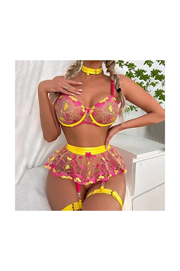 SKFLABOOF Ensemble Sexy Femme Érotique Robe Sexy Costumes Sexy Femme Costumes Sexy Femme Tenue Sexy Femme Coquine Hot Ouverte