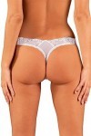 Obsessive String Sexy Dentelle Séduisante Heavenlly Thong, Blanc,M-L