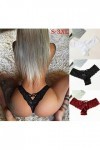 Femme Slips Basse Taille Sexy Sexy Femmes Culotte Thongs Femmes Briefs Seamless Signes Lingerie sous-vêtements Knickers G-Str