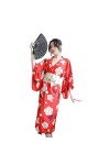 SINMIUANIME Lingerie sexy pour femme - Robe kimono japonaise rétro - Cosplay - Kimono japonais 7966Noir 