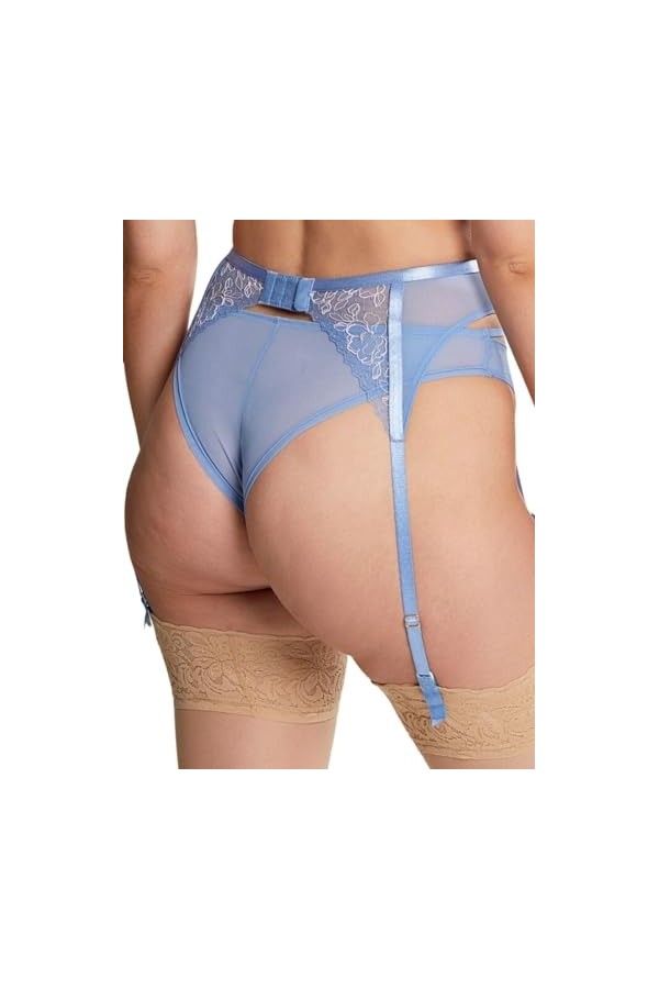 Panache Cleo Valentina Luxe Porte-jarretelles Taille Haute Denim, denim, X-Small