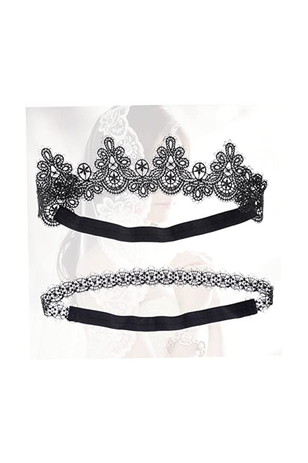 Abaodam 6 Pcs Jarretelles De Mariée Femme Ceintures De Mariée Ceintures De Femme Jarretelles en Dentelle pour Mariée Jarretel