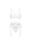 Femme Lingerie Sexy Ensemble Sexy sous-Vetements 2 Pièce Vêtements De Nuit Erotique Ensemble Soutien Gorge et String Dentelle