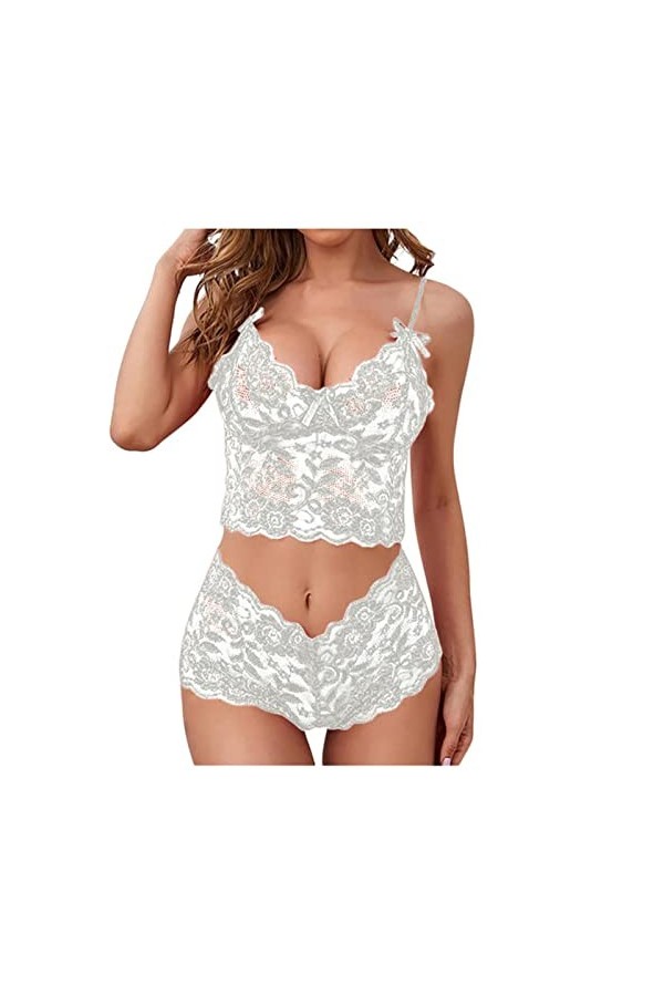 PONNYC Lingerie érotique Femmes Cosplay Sexy Uniforme Robe sexy Femmes Ensemble de lingerie Eté Sexy Pyjamas Exotique Babydo