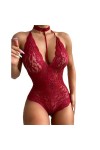 Lingerie érotique sous-vêtements érotiques Sexy Femmes s Lingerie Sexy&nbsp;Dentelle&nbsp;Babydoll Plus Taille Exotic Chemise Sleepwea