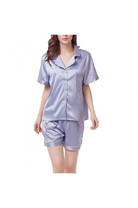 Robe de nuit sexy à col rond pour femme - Lingerie sexy - Bandoulière réglable - Uniformes - Sous-vêtements - Nuisette, beige