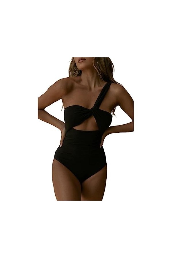 GRONGU Body À Épaule Pour Body Sexy Body Pour Débardeurs Sexy Cutout Body Women Polyester Sleeveless