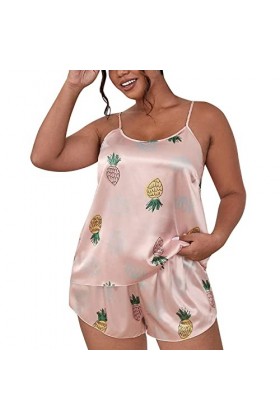 Lingerie Grande Taille Femme Dentelle Chemise Nuit Ensembles Lingerie Satin Sexy Nuisette Glisse Ensembles de Sommeil Sexy Gl