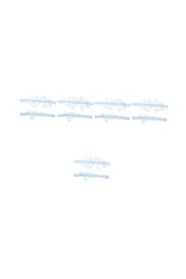 Abaodam 2 Ensembles Jarretière Anneau De Jambe Jarretières pour Bal De Mariée Jarretière en Dentelle Jarretière De Mariage Ar