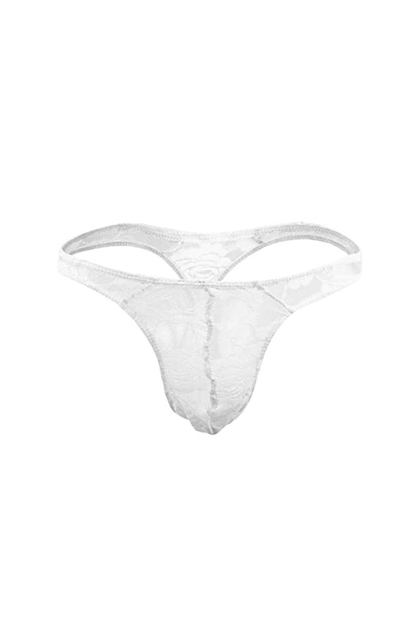 SKFLABOOF Sexy Hot Lingerie Homme Adulte Erotique Chic Tenue Ouvert Travesti Corset Jockstrap Cosplay sous Vetement Dentelle 