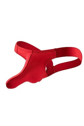 MiDiLi sous-vêtements Sexy pour Hommes String Elephant Bulge Pouch sous-vêtements Jockstraps À Taille Basse Color : Red, Siz