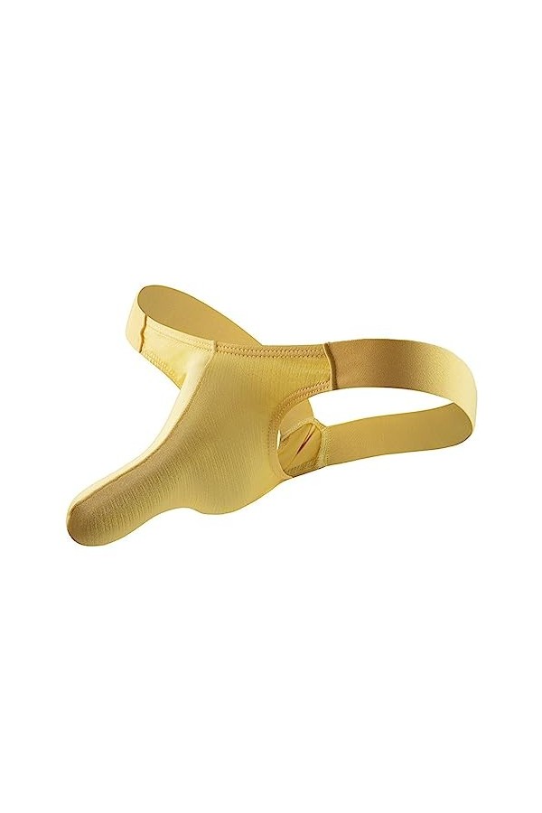 MiDiLi sous-vêtements Sexy pour Hommes String Elephant Bulge Pouch sous-vêtements Jockstraps À Taille Basse Color : Red, Siz