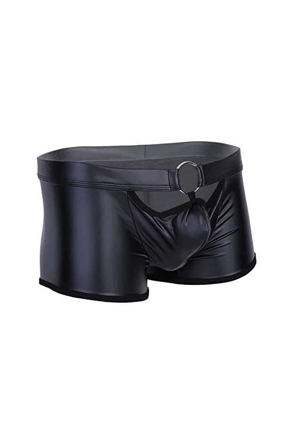 Sous-vêtements sexy et doux - Sous-vêtements pour homme - Sous-vêtements pour homme - Sous-vêtements rétro pour homme, Noir ,