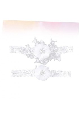 GALPADA 1 Paire Décor Floral Décorations Florales Jarretières De Mariage Décoration De Mariage Décorer Porte-Jarretelles Four