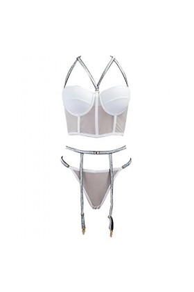 Ensemble Soutien Gorge et String Femme Sexy Vêtements De Nuit Ensemble Lingerie Sexy Ensemble Erotique sous-Vetements Dentell