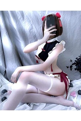 Costume de soubrette japonaise Anime Lingerie sexy Uniformes de style classique Costume Striptease Ensemble sexy Cosplay, 693