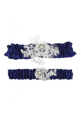 Abaodam 2 Pièces Anneau De Jambe En Dentelle Mariée Femmes Jarretières Bagues Pour Femmes Ceinture Femme Bande De Jambe De Ma