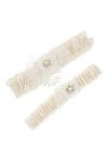 Abaodam 2 Pièces Anneau De Jambe En Dentelle Mariée Femmes Jarretières Bagues Pour Femmes Ceinture Femme Bande De Jambe De Ma