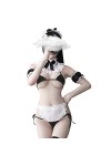 Costume de soubrette française pour femme, tenue de soubrette animée, lingerie sexy pour cosplay FM70 