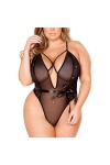 WEITING 3 Couleurs M-5XL Sexy Dentelle Body Lingerie Stripper Vêtements Vêtements De Nuit Sous-Vêtements Costumes Dancewear B