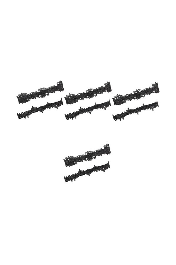 GALPADA 8 Pièces Dentelle Jambe Anneau Jarretières pour La Mariée Jarretière De Bal Jarretières De Mariage Jarretière De Mari