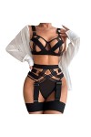 Nuisette Sexy Femme Sensuelle Lingerie Sexy Femme Jupe en Maille Sexy Hot Chaude Lingerie Erothique Sexy Robe de Nuit Shortie