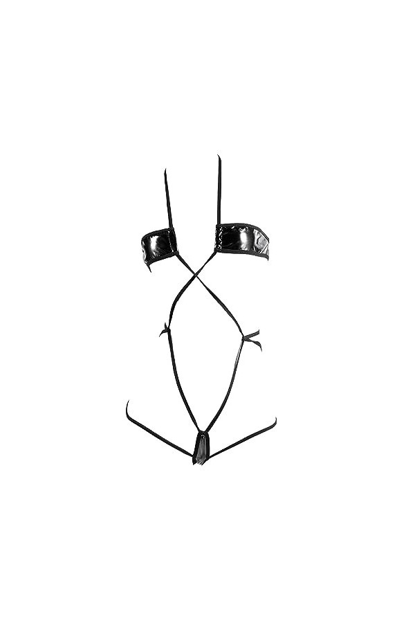 SINGUYUN Maillot de bain sexy pour femme - Maillot de bain une pièce en peluche japonaise, 0692Blanc, taille unique