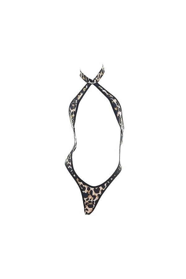 SINGUYUN Maillot de bain sexy pour femme - Maillot de bain une pièce en peluche japonaise, 0692Blanc, taille unique