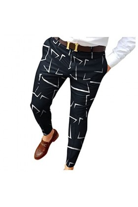 Pantalon de jogging dété pour homme - Coupe ajustée - Avec fermeture éclair - Style décontracté, argenté, L