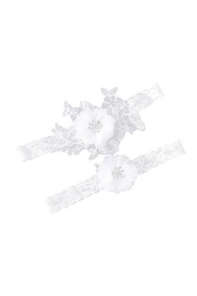 SOIMISS 1 Paire Décoration De Mariage Jarretières De Mariage Décorations Florales Décor Floral Décorer Fournitures De Mariage