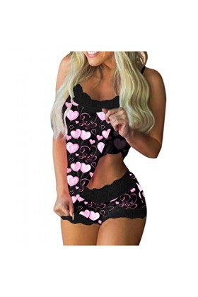 Kwatieh Saint-Valentine Tenue Sexy Femme Coquine Hot - Sexy Corset Pyjama Sexy Saint Valentin Sexy Body Sexy Femme éRotique R