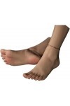 Générique Pied en Silicone, 1 Paire de Pieds en Silicone pour Femmes Modèle de fétichisme des Pieds Modèle de Pieds en Silico